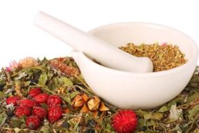 Dry herbs for the treatment of osteochondosis